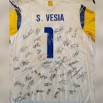 Rams Honor Dodgers Pitcher Alex Vesia and His Wife With Signed Jersey in Memory of Late Daughter