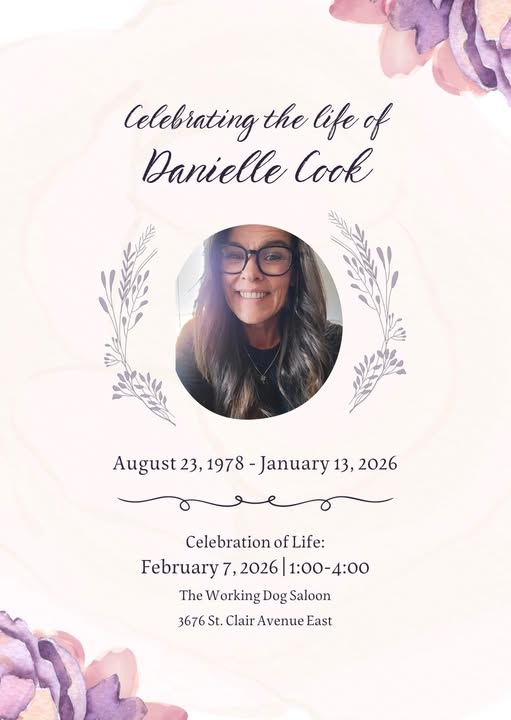 Danielle Cook Obituary: Toronto Community Mourns the Loss of a Cherished Member