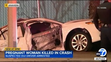 24-year-old pregnant woman killed in Anaheim crash; DUI suspect arrested