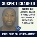 ๐จ๐ฃ๐๐๐ง๐ | A suspect has been arrested and charged in connection with a fatal shooting involving a juvenile in South Bend.