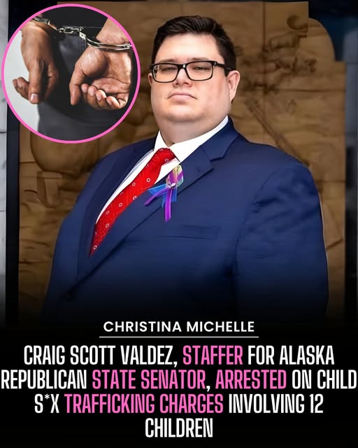 Alaska Political Staffer Craig Scott Valdez Arrested on Child Exploitation and Trafficking Charges