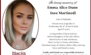 Emma Dunn Obituary News: Innisfail Community and Loved Ones Mourn the Heartbreaking Loss of Emma Dunn Following Her Recent Passing in Babinda