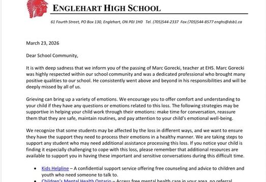 Marc Gorecki Englehart, ON Obituary, Cause of Death: Family and Friends Mourn the loss of Englehart High School Teacher who Dies Suddenly