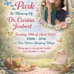 Memorial Sunday April 19, Twin Waters; Queensland Funeral honoring Dr. Carina Joubert