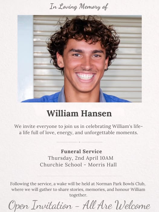William Hansen, Obituary, Death: Talented Athlete, Member Of UQ Water Polo Club Has Died