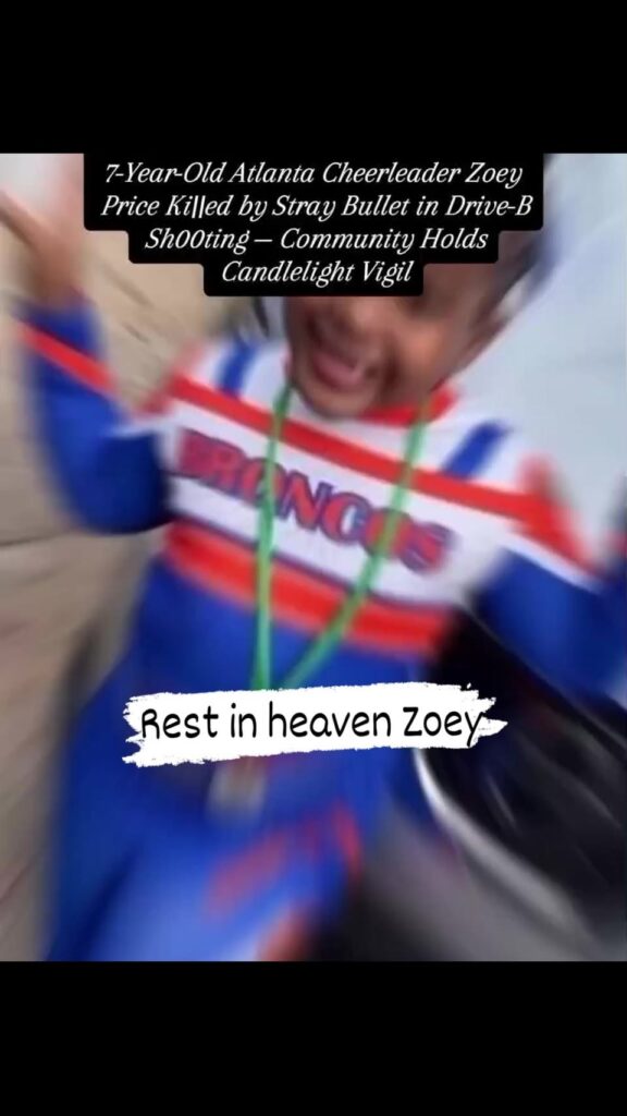 Candlelight Vigil Held in Southwest Atlanta to Honor 7-Year-Old Zoey Price After Tragic Stray Bullet Shooting