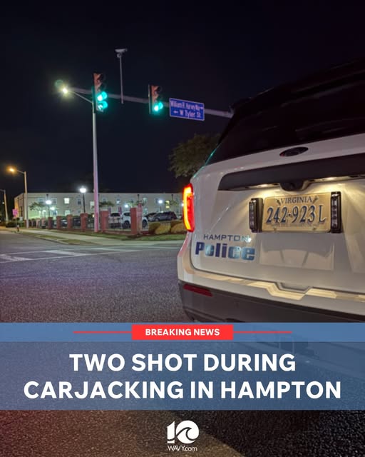 Two Injured in Hampton Carjacking Shooting on Tyler Street as Police Launch Investigation
