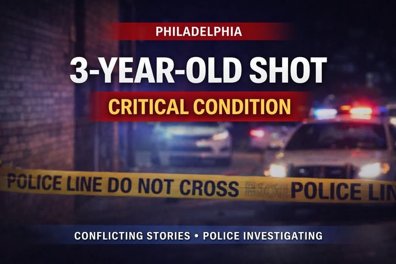 3-Year-Old Shot in the Head Inside South Philly Home