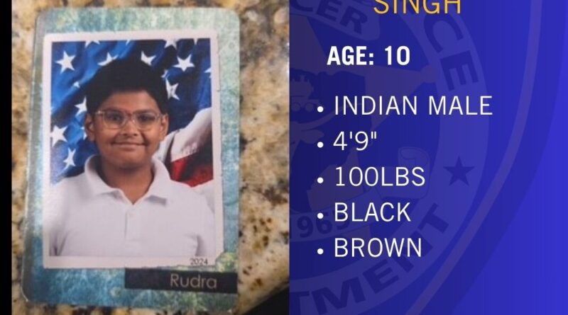 Missing Alert, Rudra Singh Frisco, Texas: Urgent Search Underway