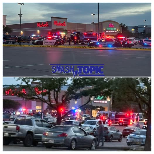LARGE CRIME SCENE AFTER SHOOTING ON DALLAS FORT WORTH TURNPIKE